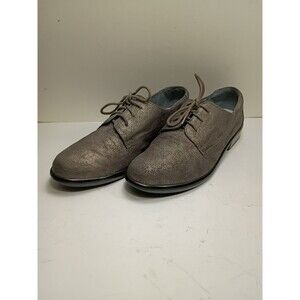 Naot Women's Kedma Oxford Gray Shimmer Leather Shoes- Size 11